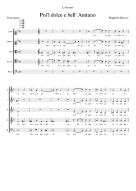 Poi'l dolce e bell' Auttuno