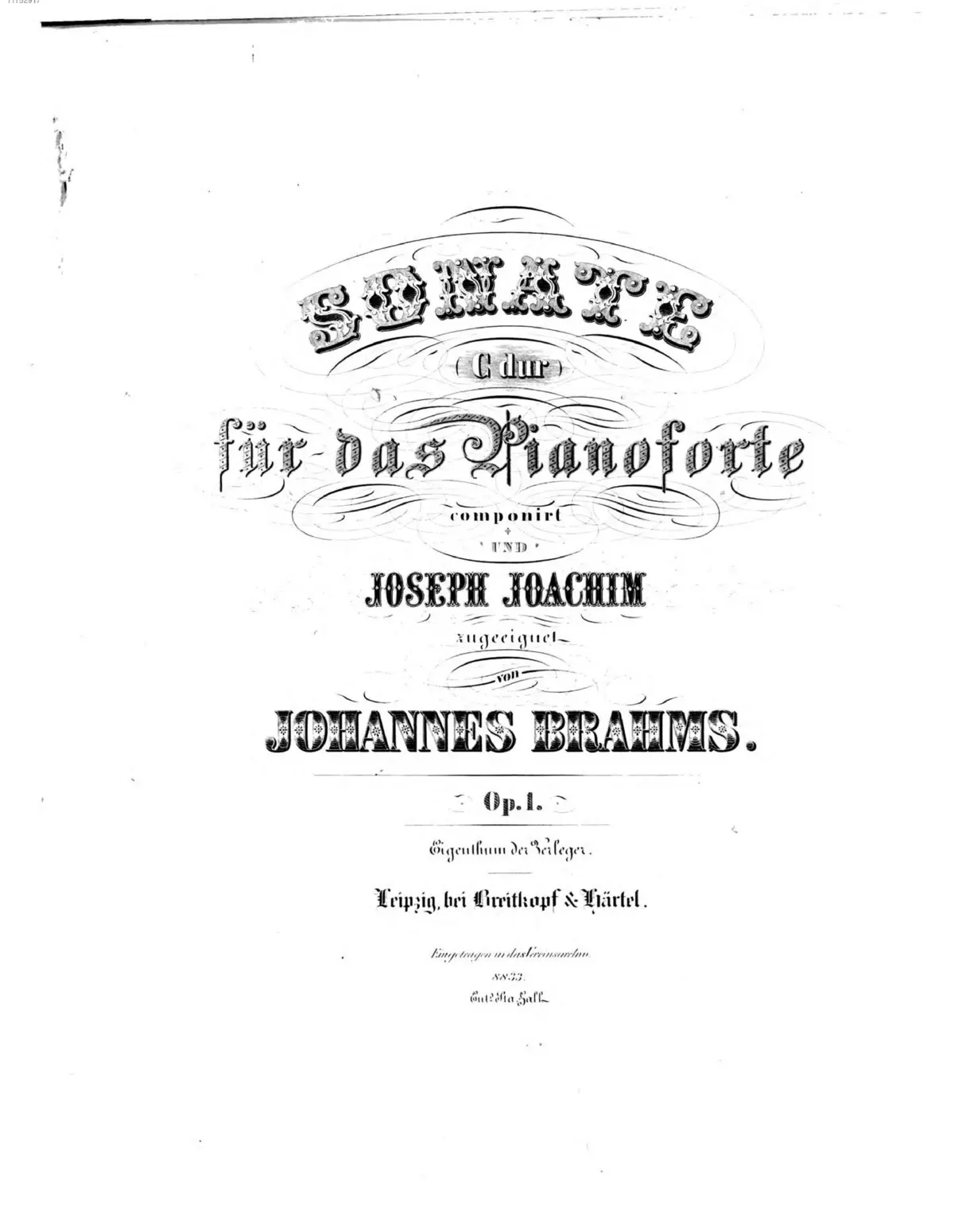 Piano Sonata No.1 - Page 1
