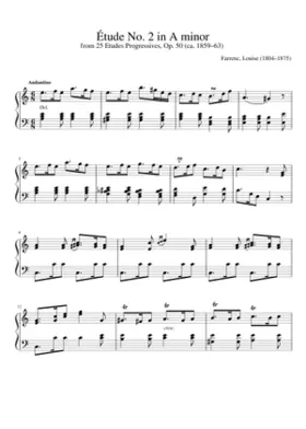 25 Études Progressives Op. 50 no. 2
