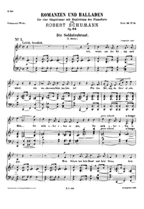 Romanzen und Balladen, Vol.IV