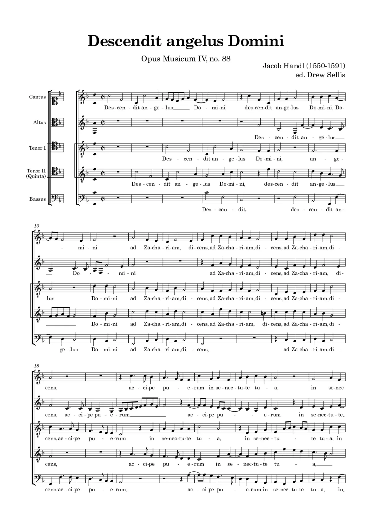 Descendit angelus Domini - Page 1