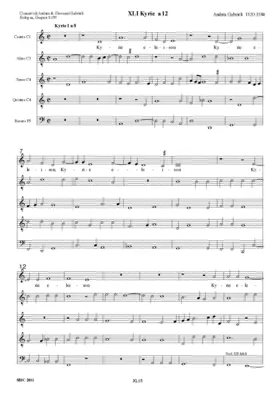 Kyrie a 5, a 8, a 12