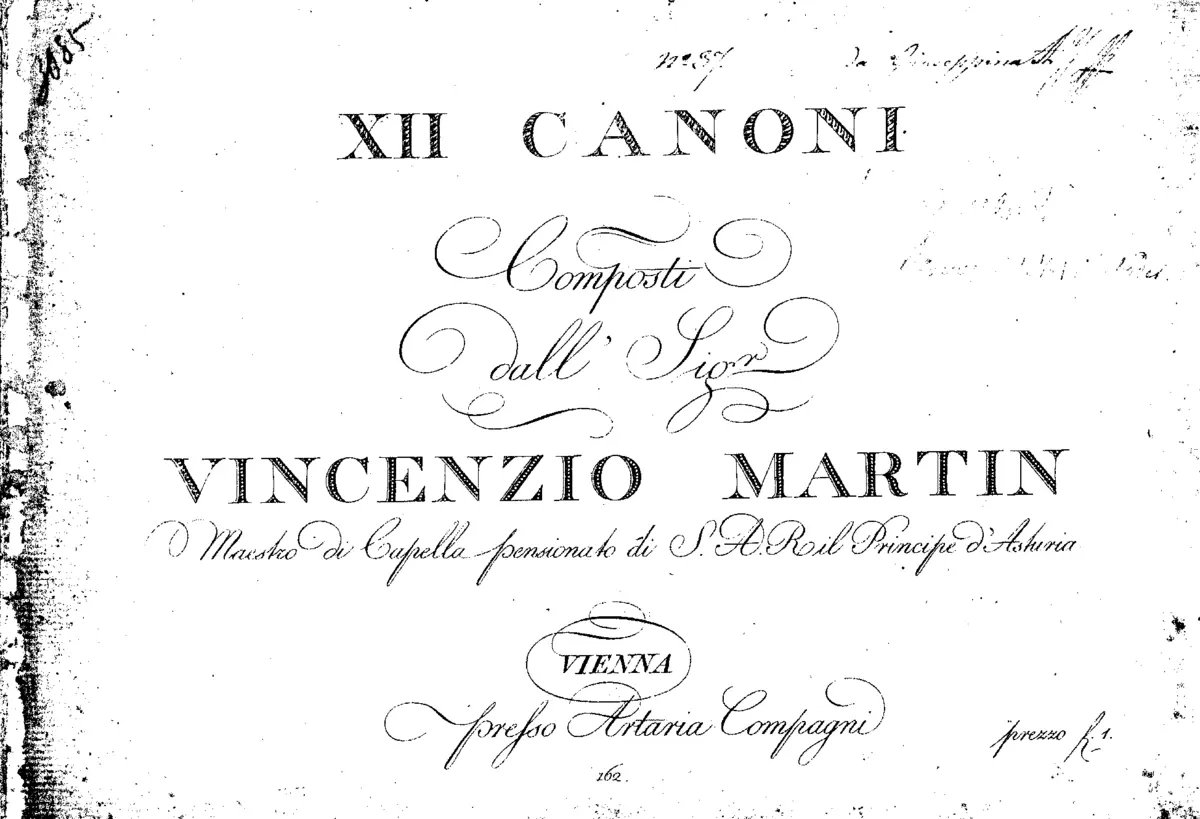12 Canons - Page 1