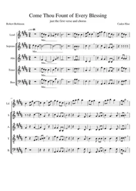 Come Thou Fount of Every Blessing