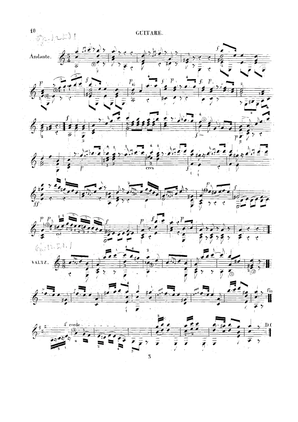 6 Menuets et 6 Valses - Page 1