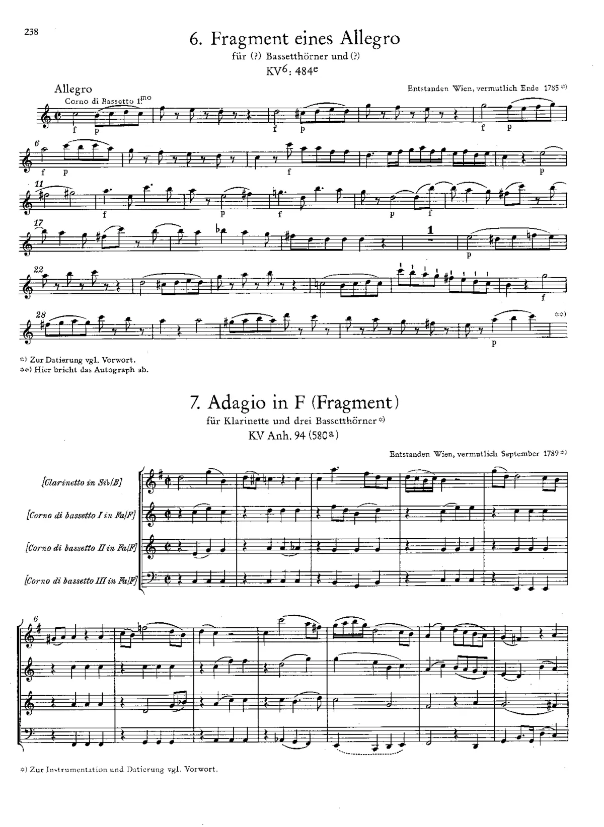 Allegro in C major, K.484e - Page 1