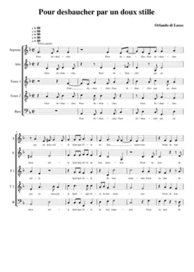 Pour desbaucher par un doux stille