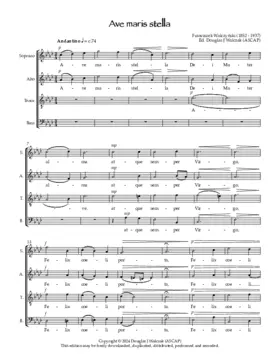 Ave maris stella in A Flat