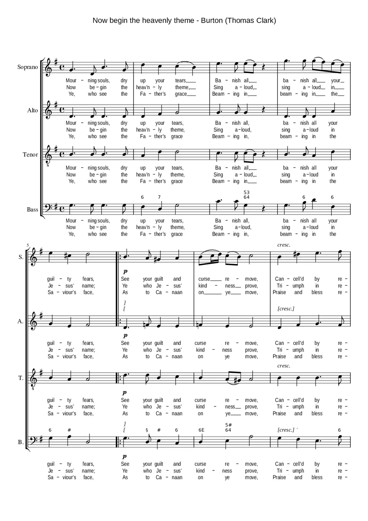 Now begin the heavenly theme - Page 1