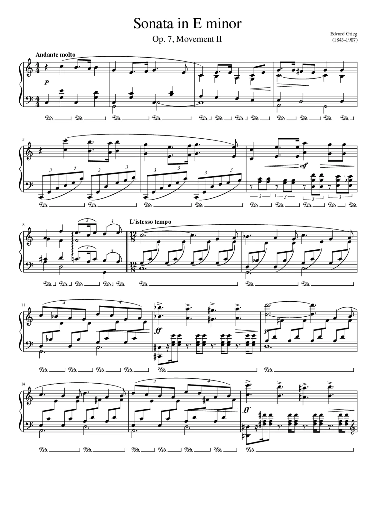 Piano Sonata Op.7 - Page 1
