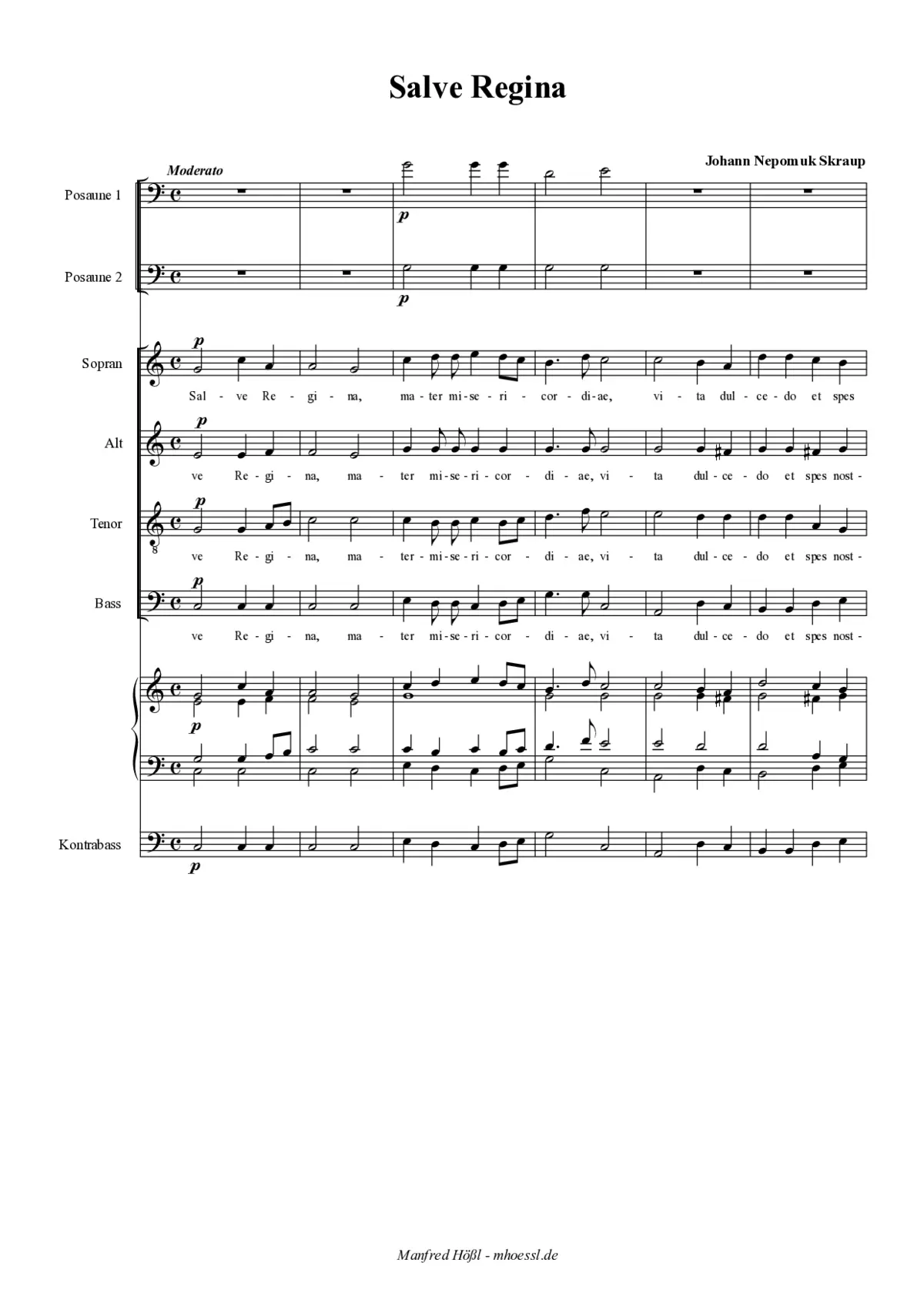 4 Antiphonae de BMV - Page 1