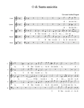 O di Santa amicitia