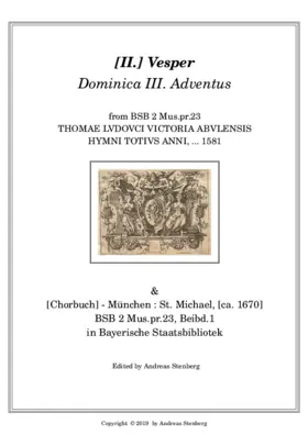 Vesper, Dominica III. Adventus