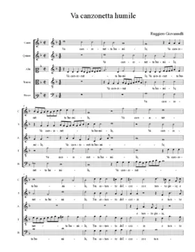 Va canzonetta humile