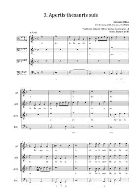 Apertis thesauris suis