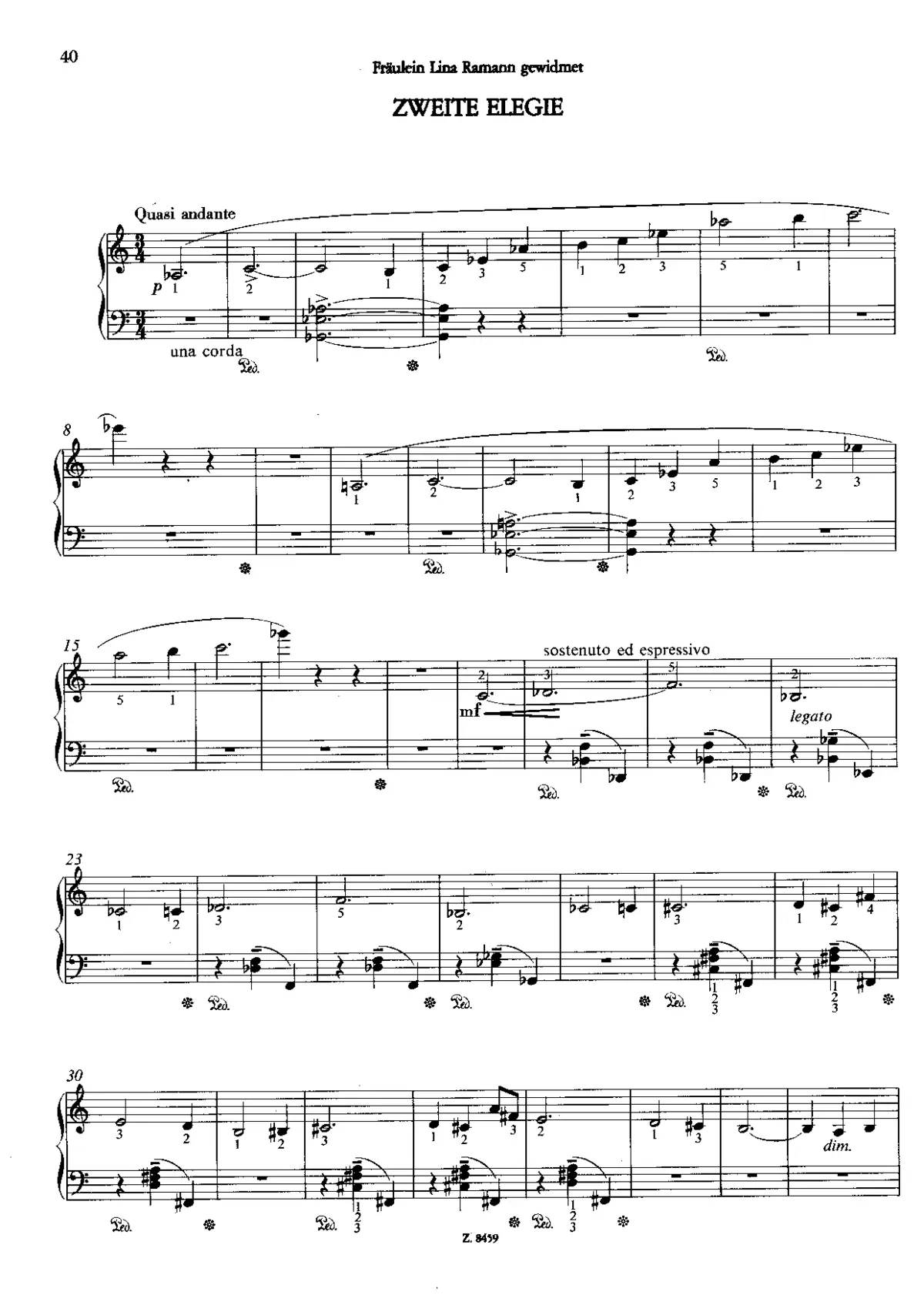 Elegy No.2 - Page 1