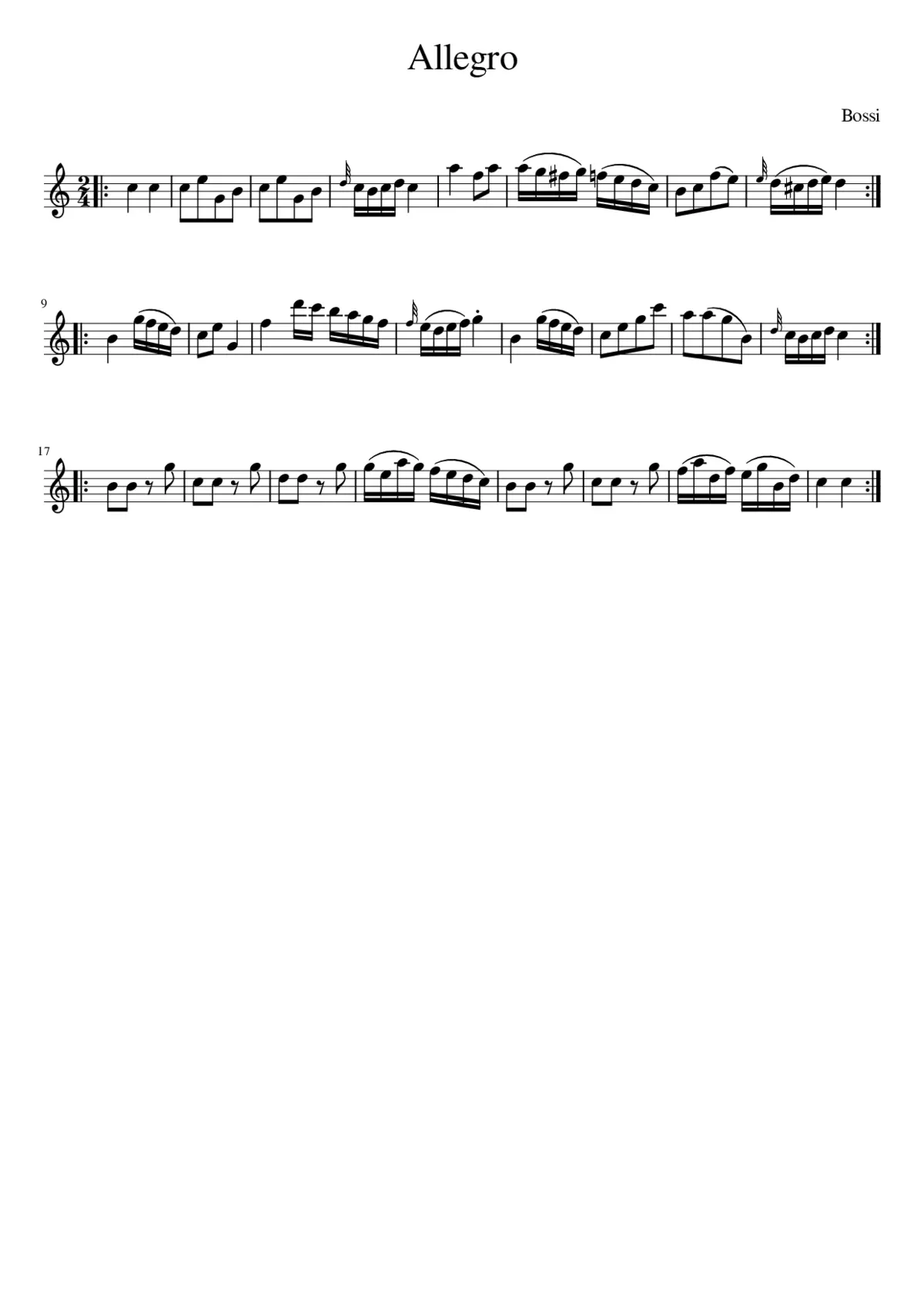 Allegro - Page 1