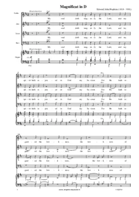 Magnificat and Nunc dimittis in D