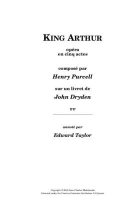 King Arthur, Z 628