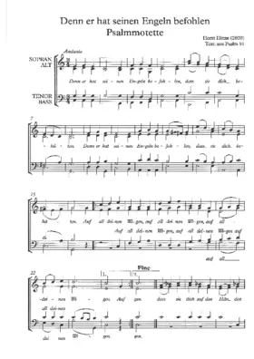 Denn er hat seinen Engeln befohlen