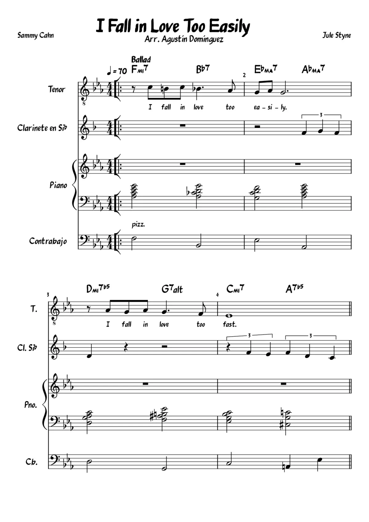 I fall in love too easily - Page 1