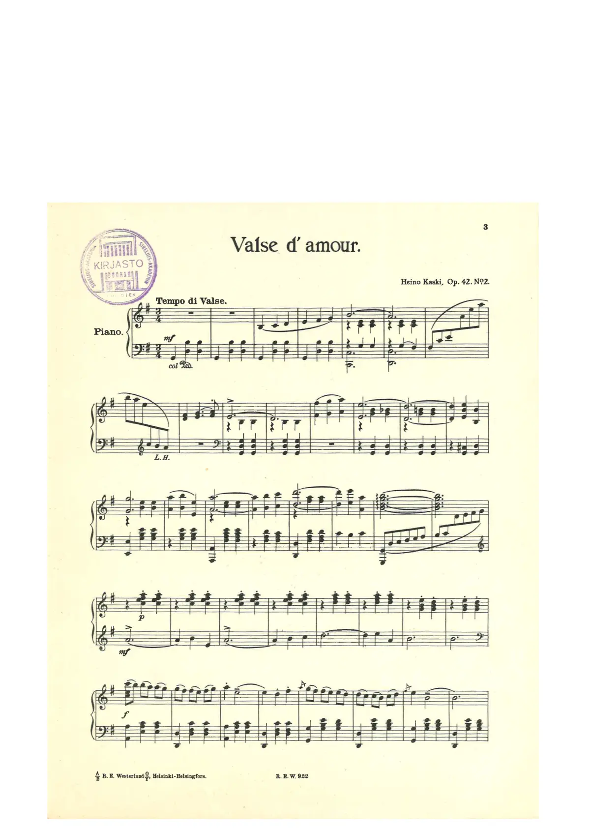Piano Pieces - Page 1