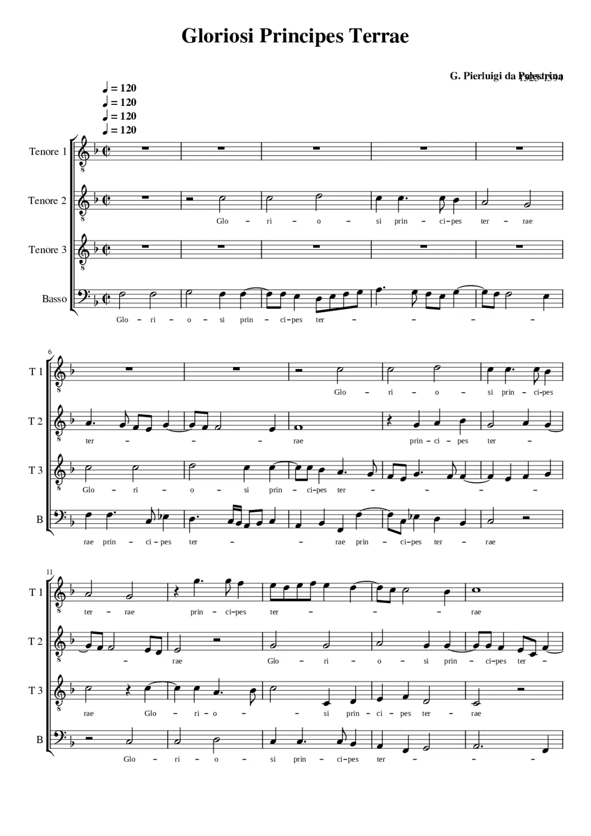 Gloriosi Principes - Page 1