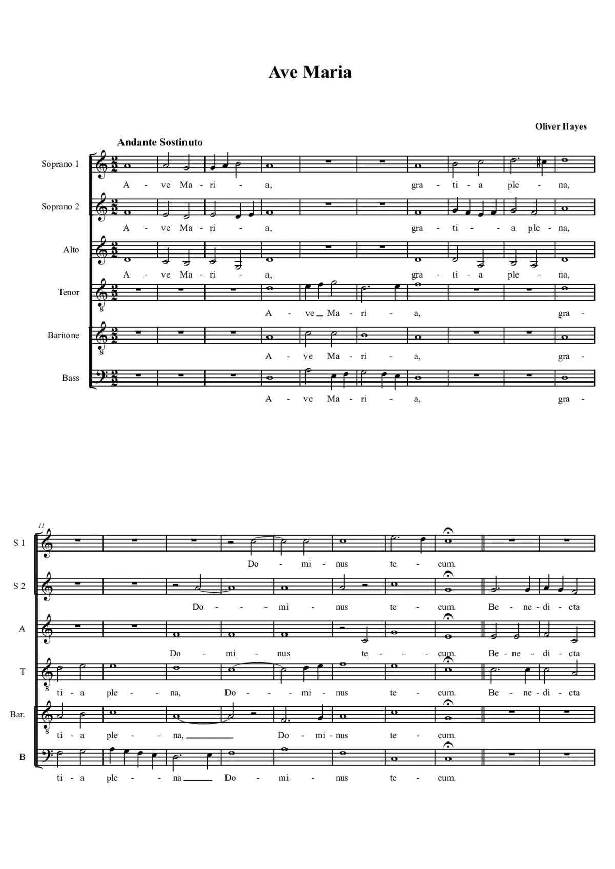 Ave Maria - Page 1