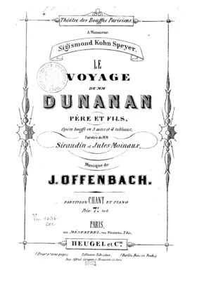 Le voyage de MM. Dunanan père et fils