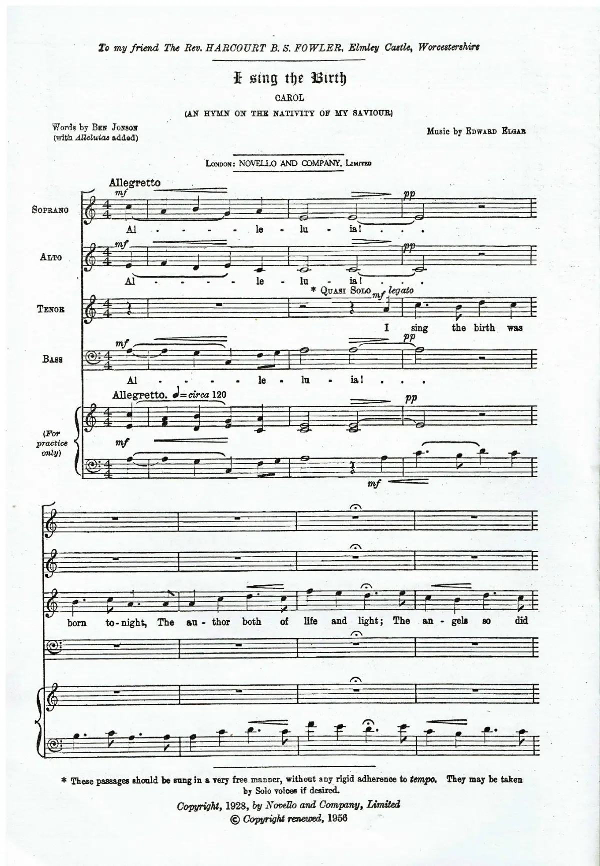 I Sing the Birth - Page 1