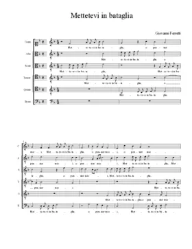 Mettetevi in bataglia