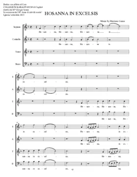 Hosanna in excelsis
