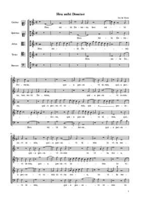 Heu mihi Domine