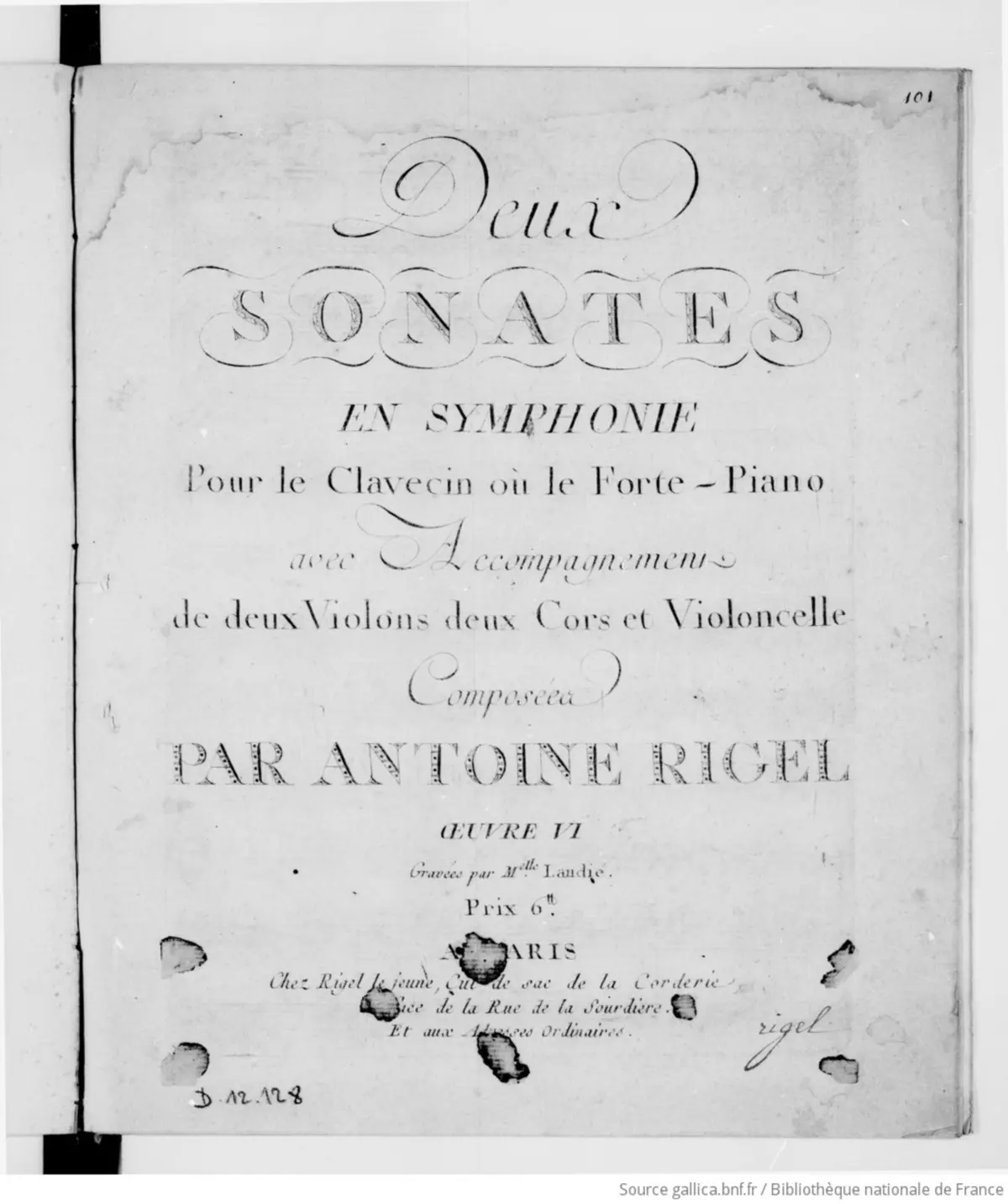 2 Sonates en symphonie - Page 1