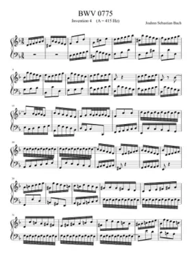 Invention in D minor BWV 775