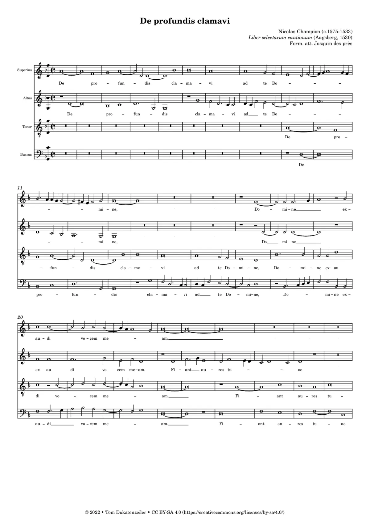 De profundis a 4 - Page 1