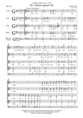 Gratias agimus tibi, Domine Deus Pater, SWV 93