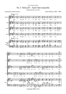 Said I that Amaryllis