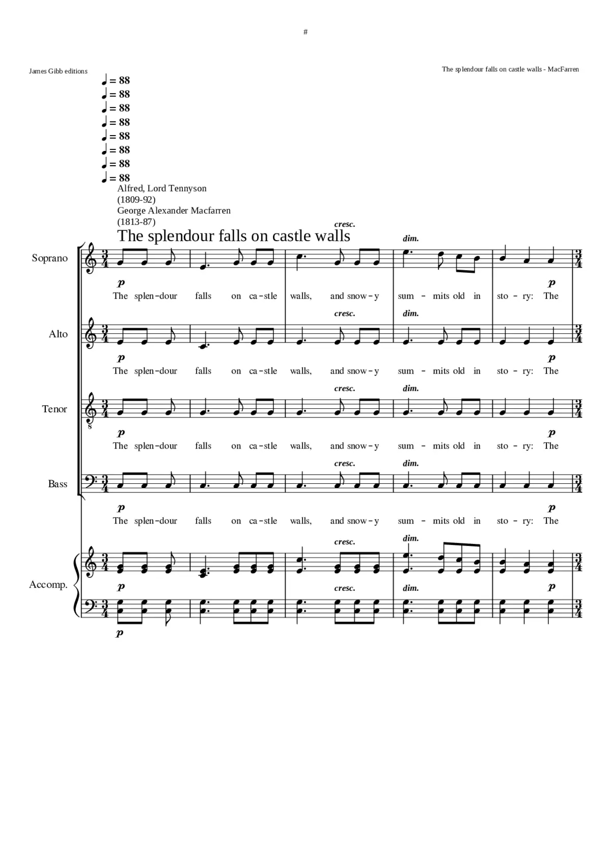 The splendour falls on castle walls - Page 1