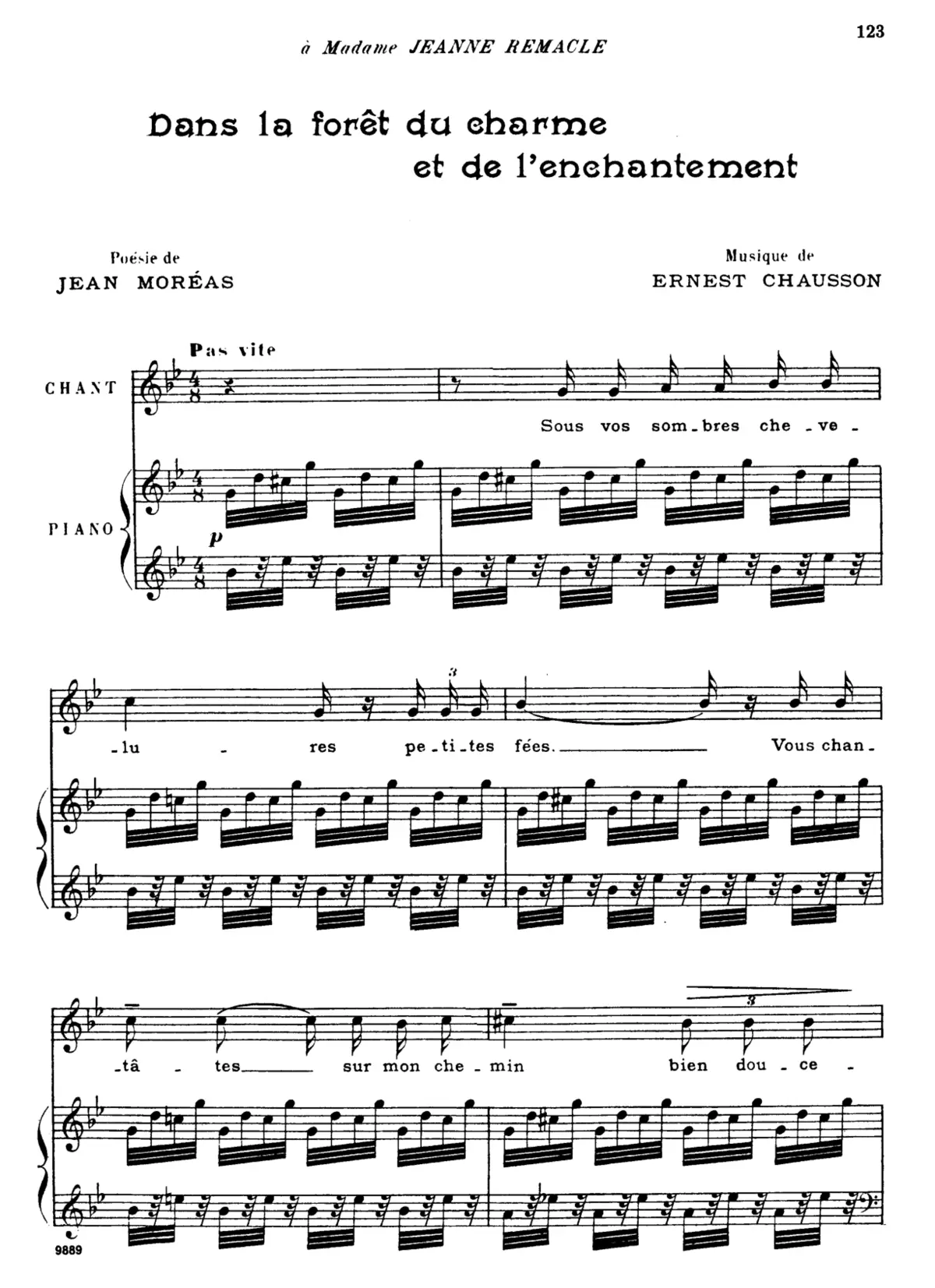 Deux mélodies - Page 1