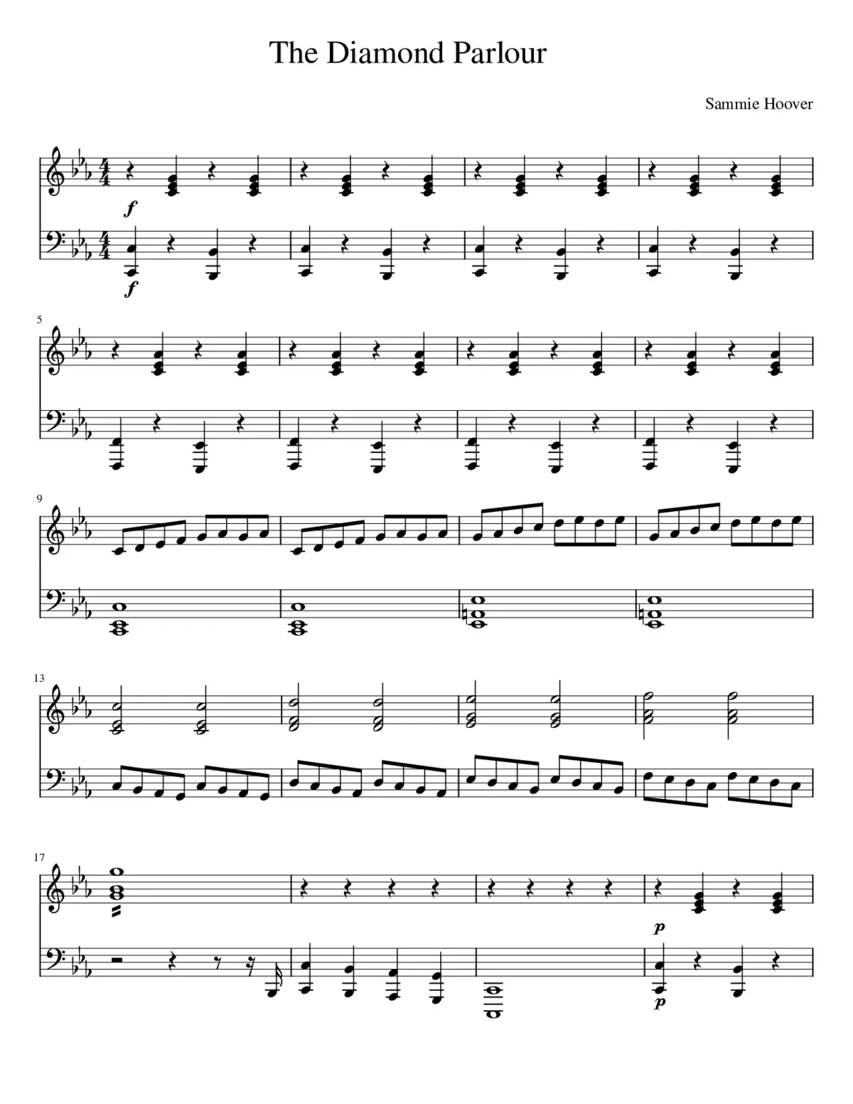 The Diamond Parlour - Page 1