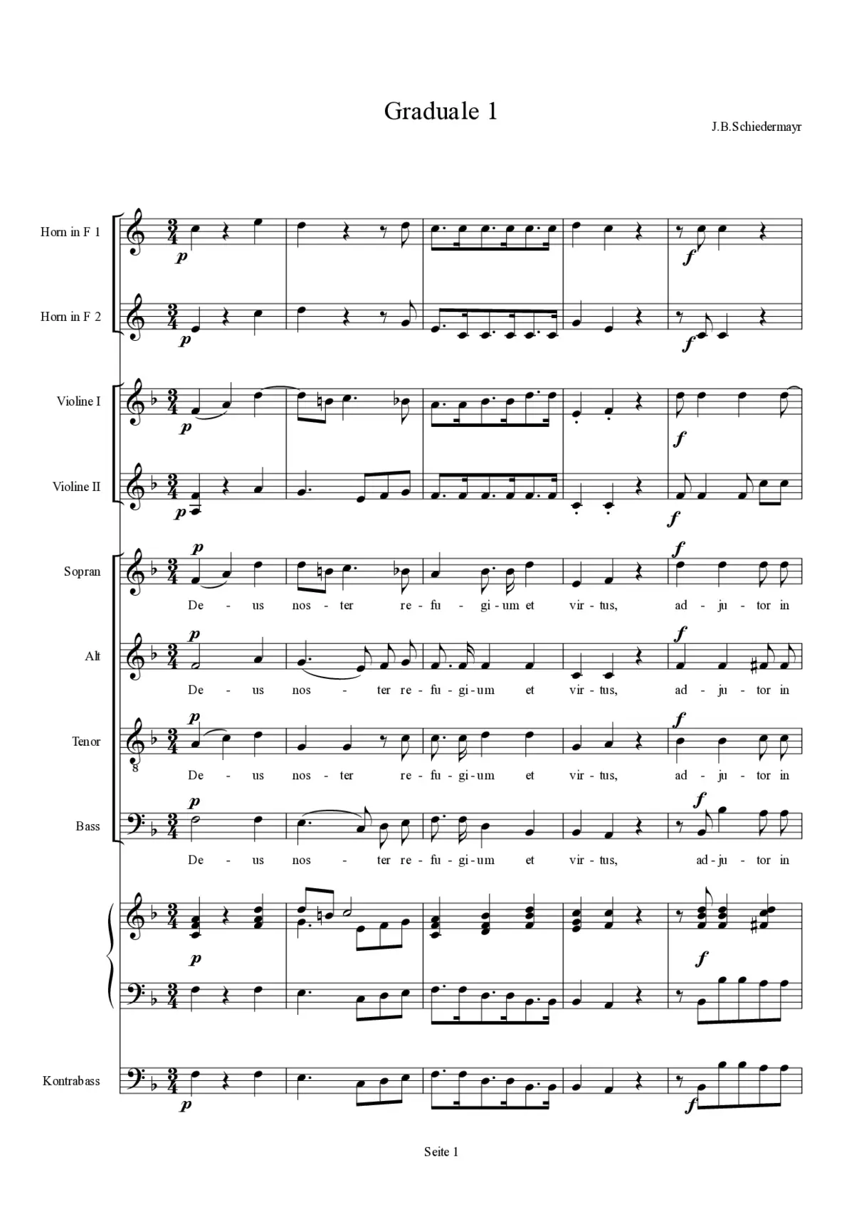 2 Gradualien, Op. 21 - Page 1