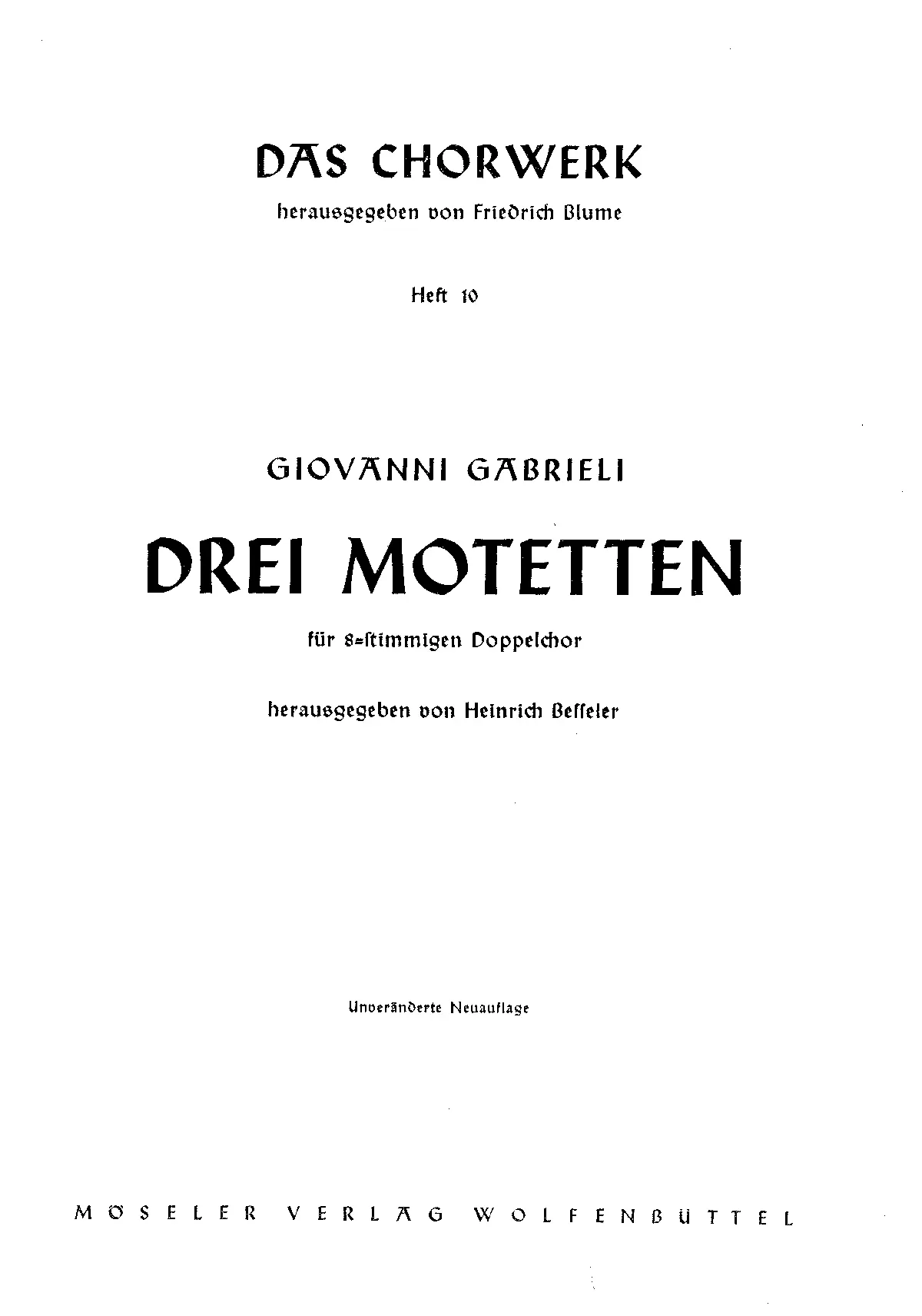 3 Motets - Page 1
