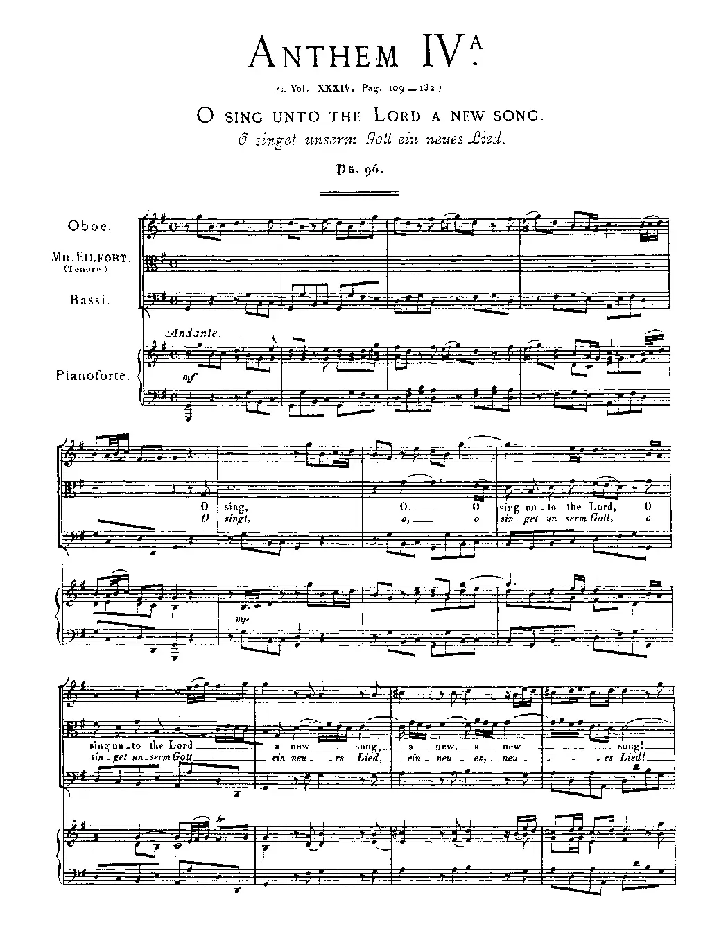 O Sing unto the Lord a New Song - Page 1