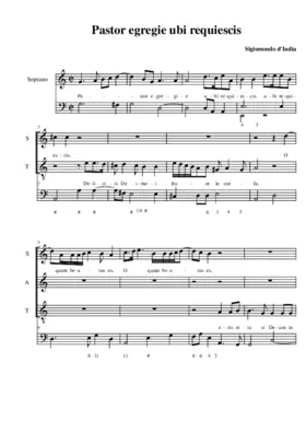 Pastor egregie ubi requiescis