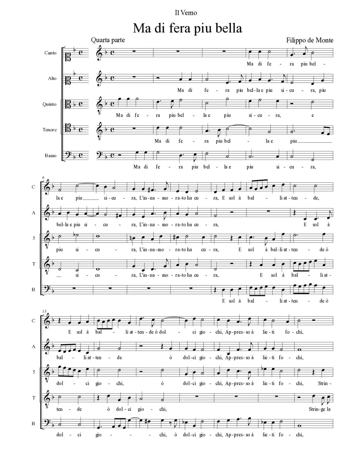 Ma di fera piu bella - Page 1