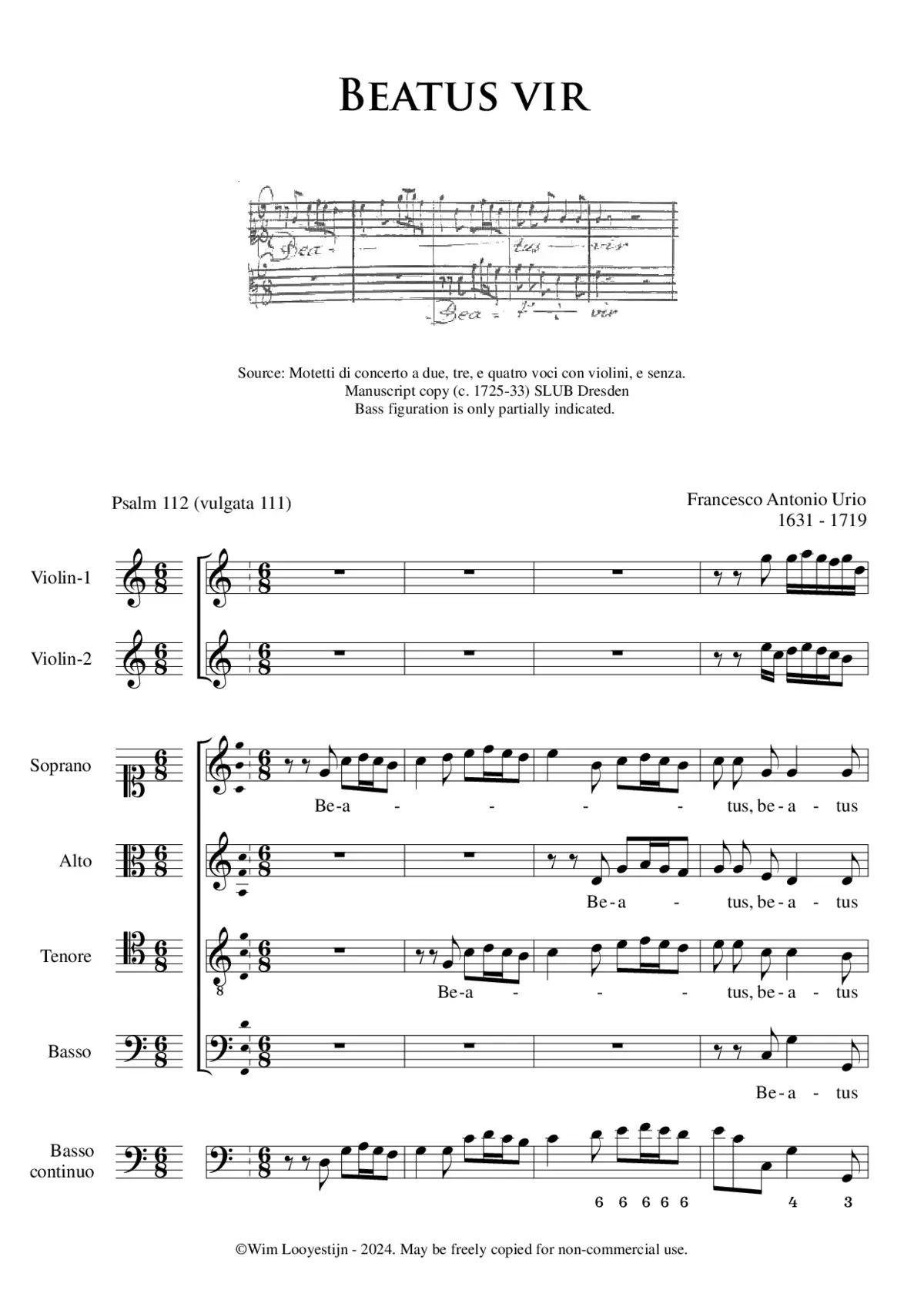 Beatus vir - Page 1