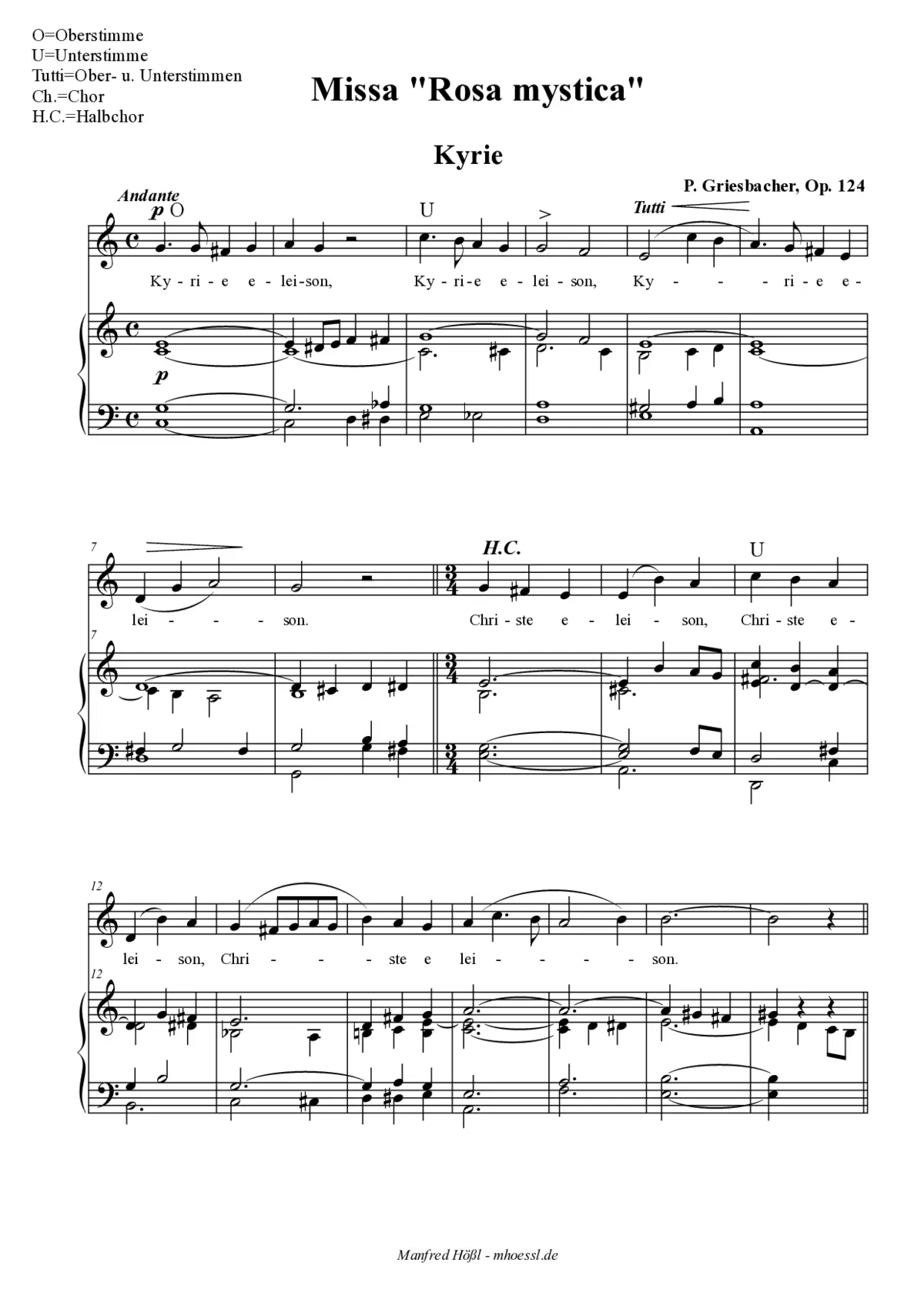 Missa "Rosa mystica" - Page 1