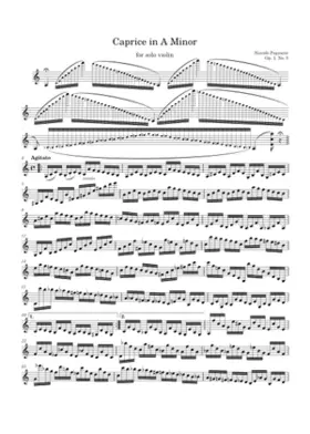 24 Caprices for Solo Violin Op.1
