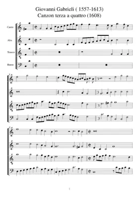 Canzon III a 4